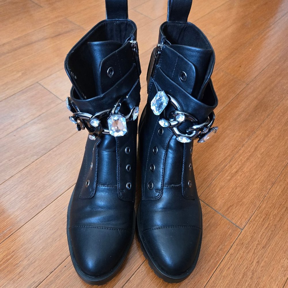 Karl Lagerfeld Black Boots Size: 6M